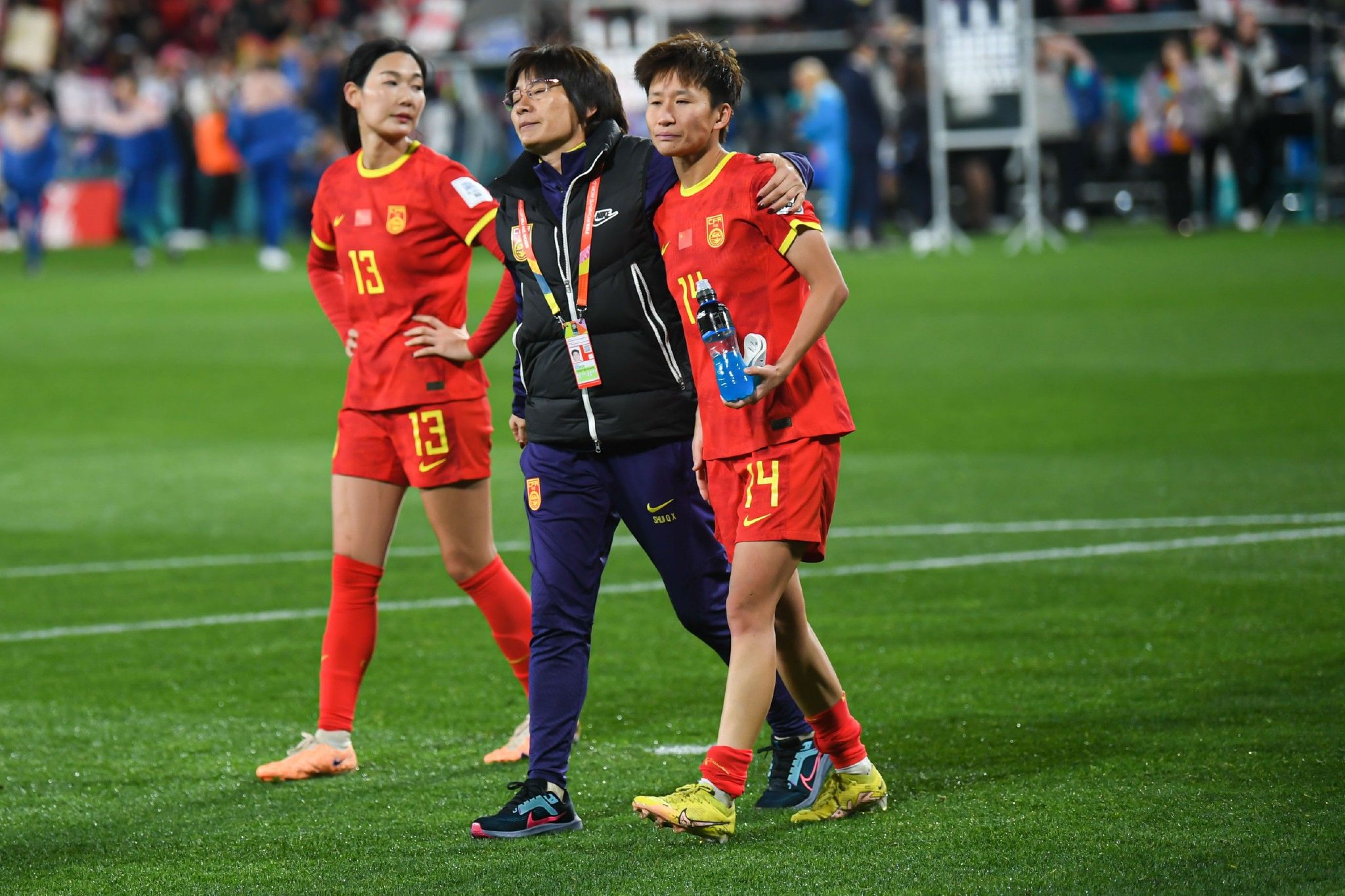 中国女足精英队员备战国际足球赛事